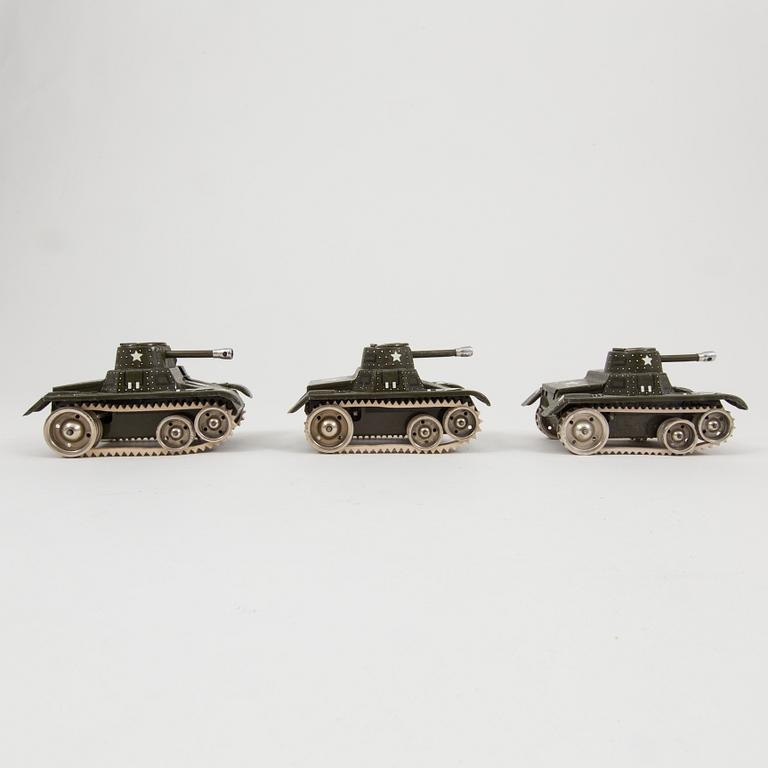 GAMA, 3 stycken stridsvagnar 70/3, Tyskland, 1950-tal.