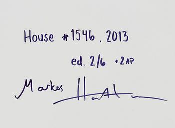 Markus Henttonen, 'HOUSE #1546'.