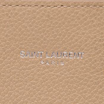 Nude Leather Cabas Rive Gauche Tote Bag.