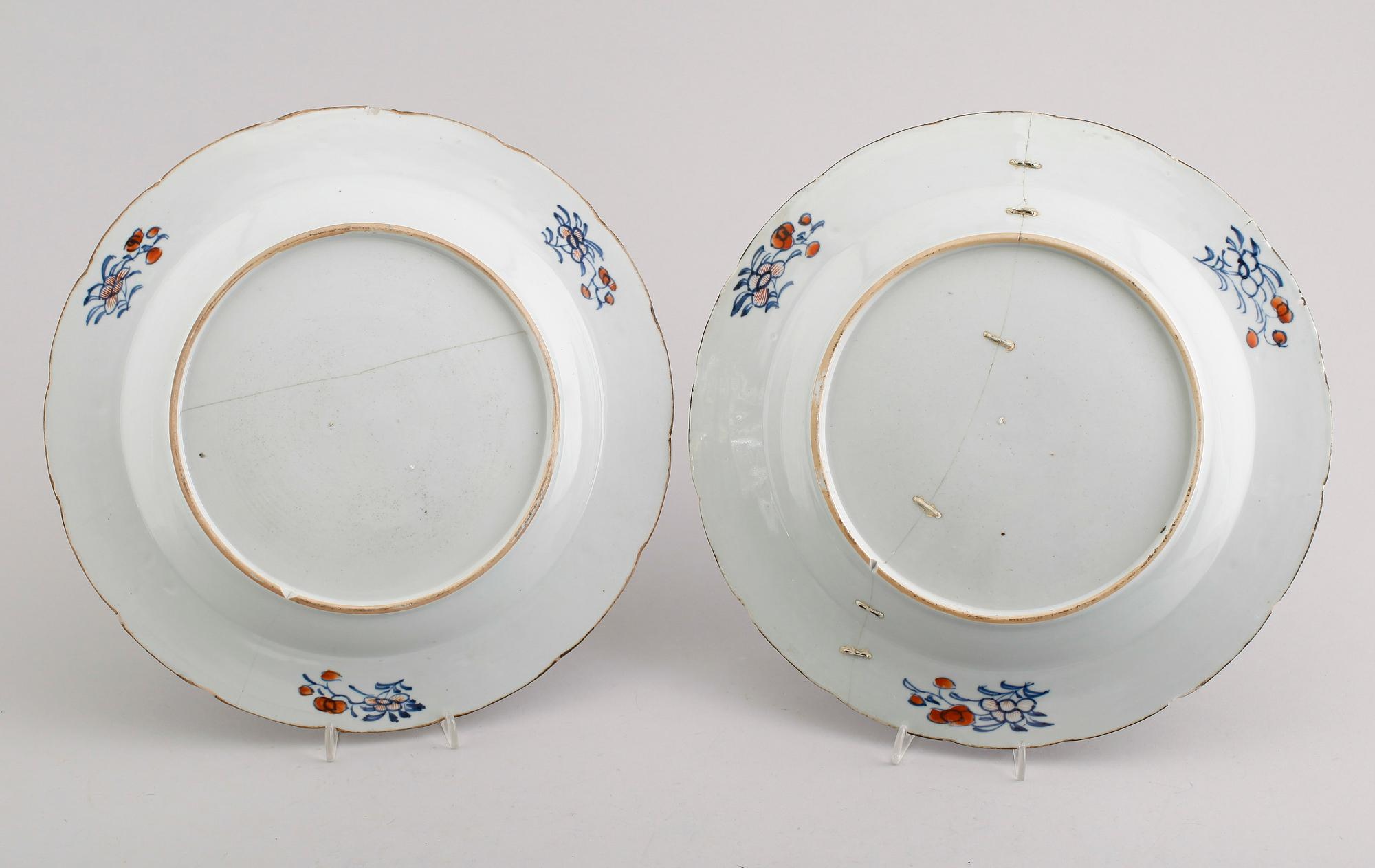 FAT, 1 par, porslin, Kina, Qianlong 1736-1795.
