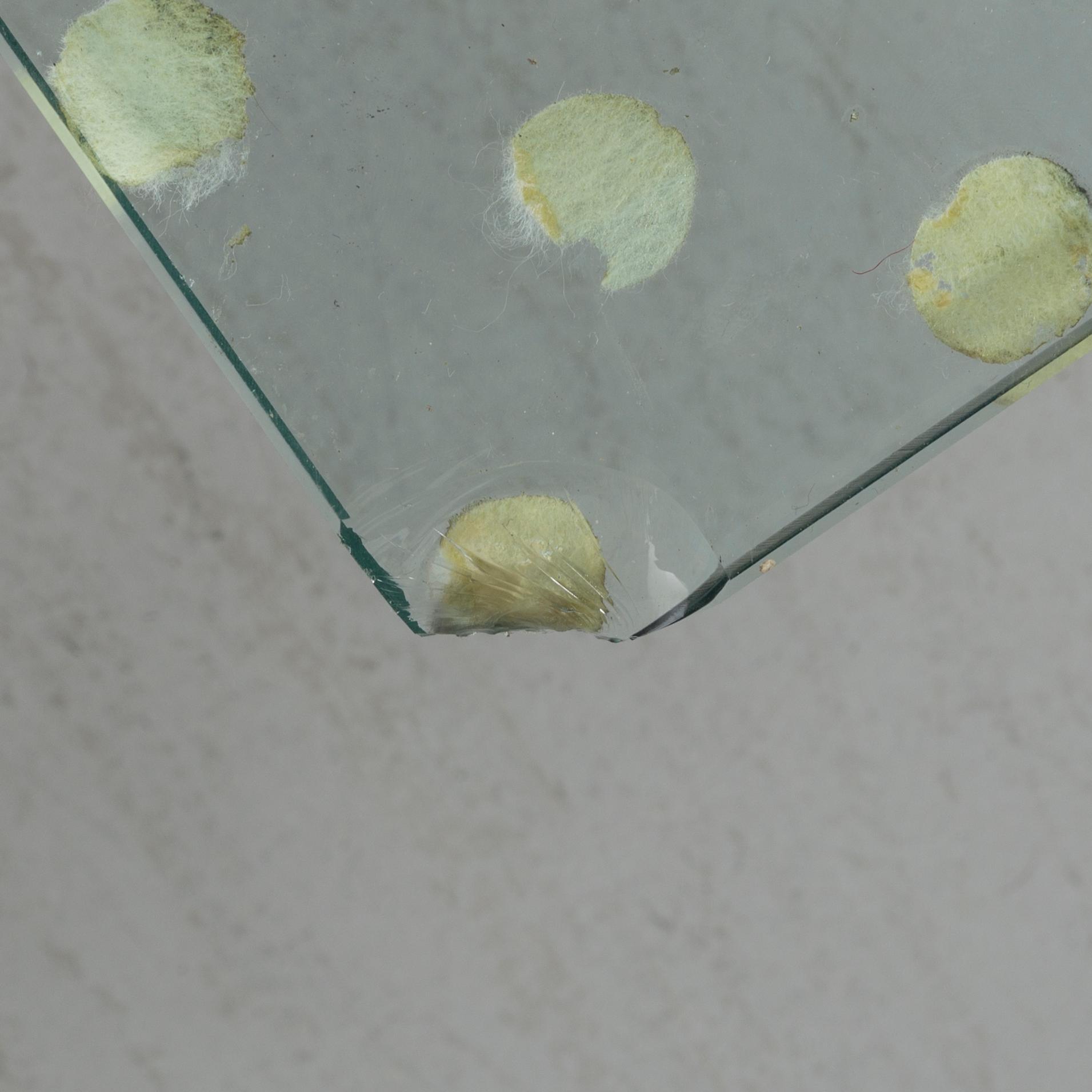 A PETER GHYCZY SIDE TABLE.