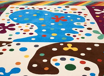 Josef Frank, Matta "Matta nr II", handtuftad, ca 397 x 278-279 cm (samt kortsidorna med ca 1 cm foder).