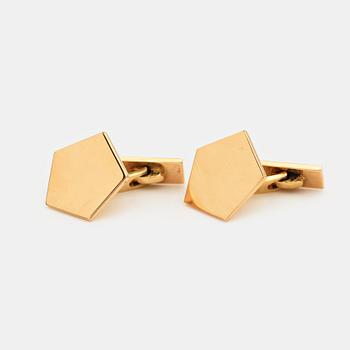 151. Wiwen Nilsson, a pair of 18K gold cufflinks, Lund, Sweden 1960.