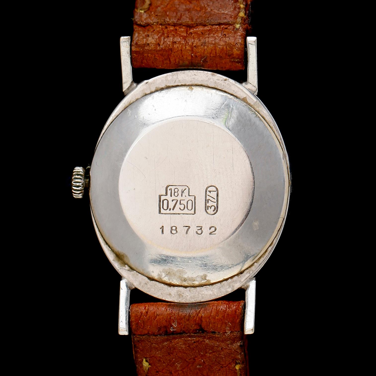 ARMBANDSUR, 18 k vitguld, Pierre Denill, diamanter.