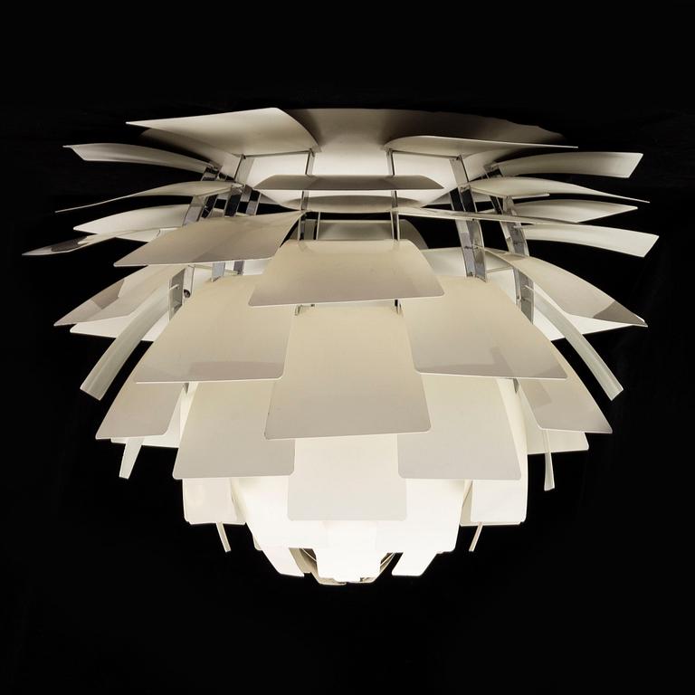 A 'PH Artichoke' ceiling light by Poul Henningsen for Louis Poulsen, Denmark, designed in 1958.