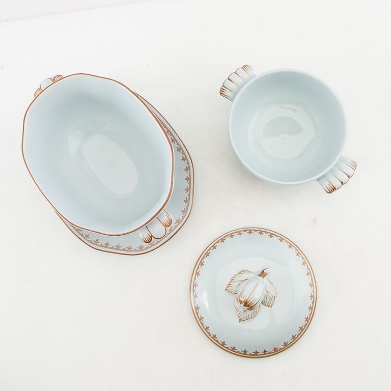 Rörstrand, service, 49 pieces, "Lotus", second half of the 20th century.