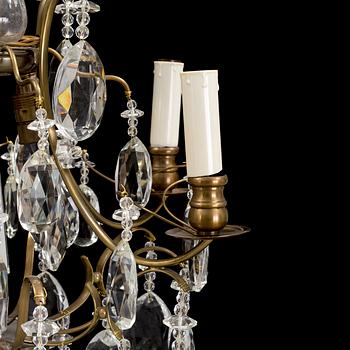 A mid 20th century rococo style ceiling light.