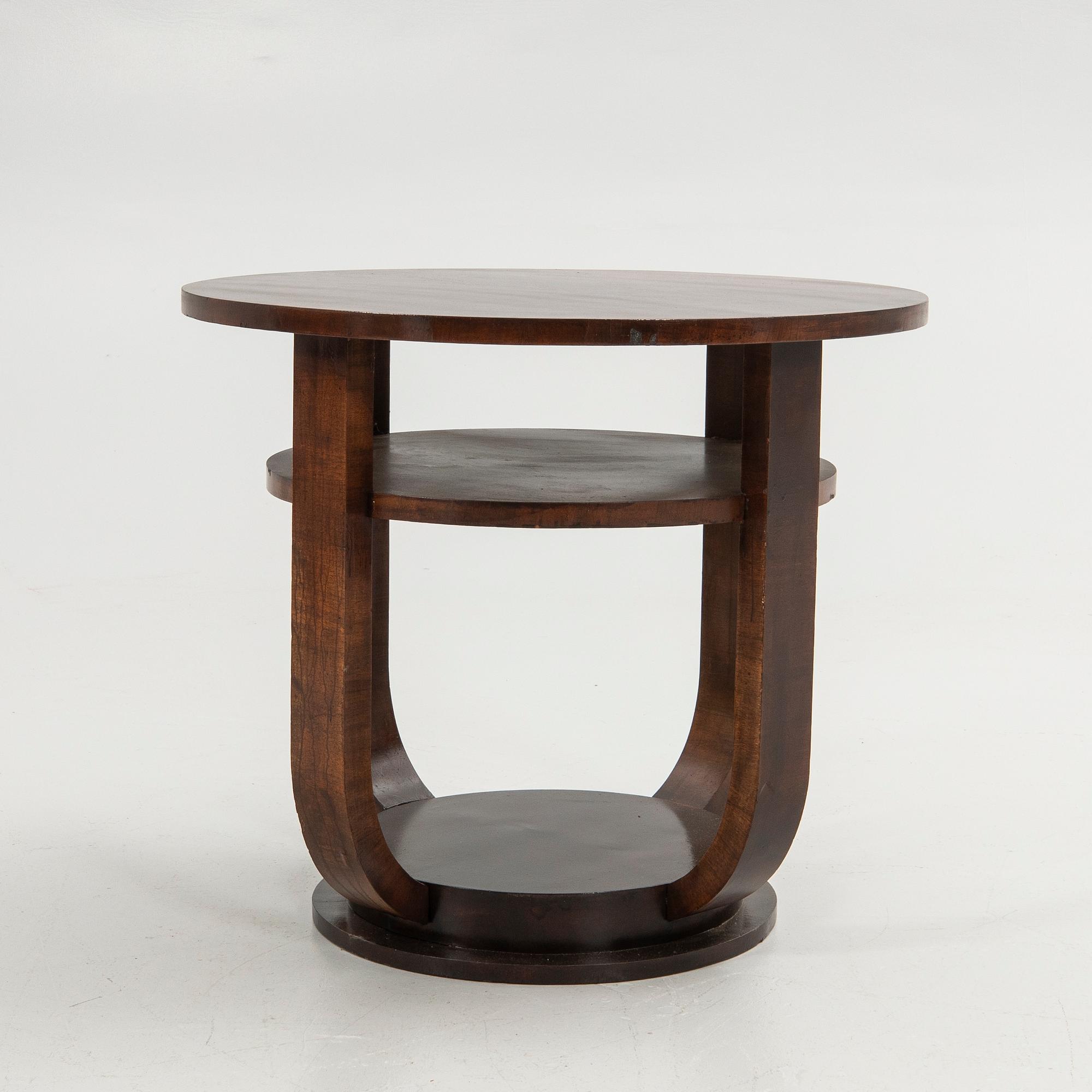 Coffee table/side table, Art Deco, first half of the 20th century.