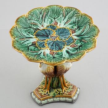 A majolica bowl, Gustavsberg, circa 1900.