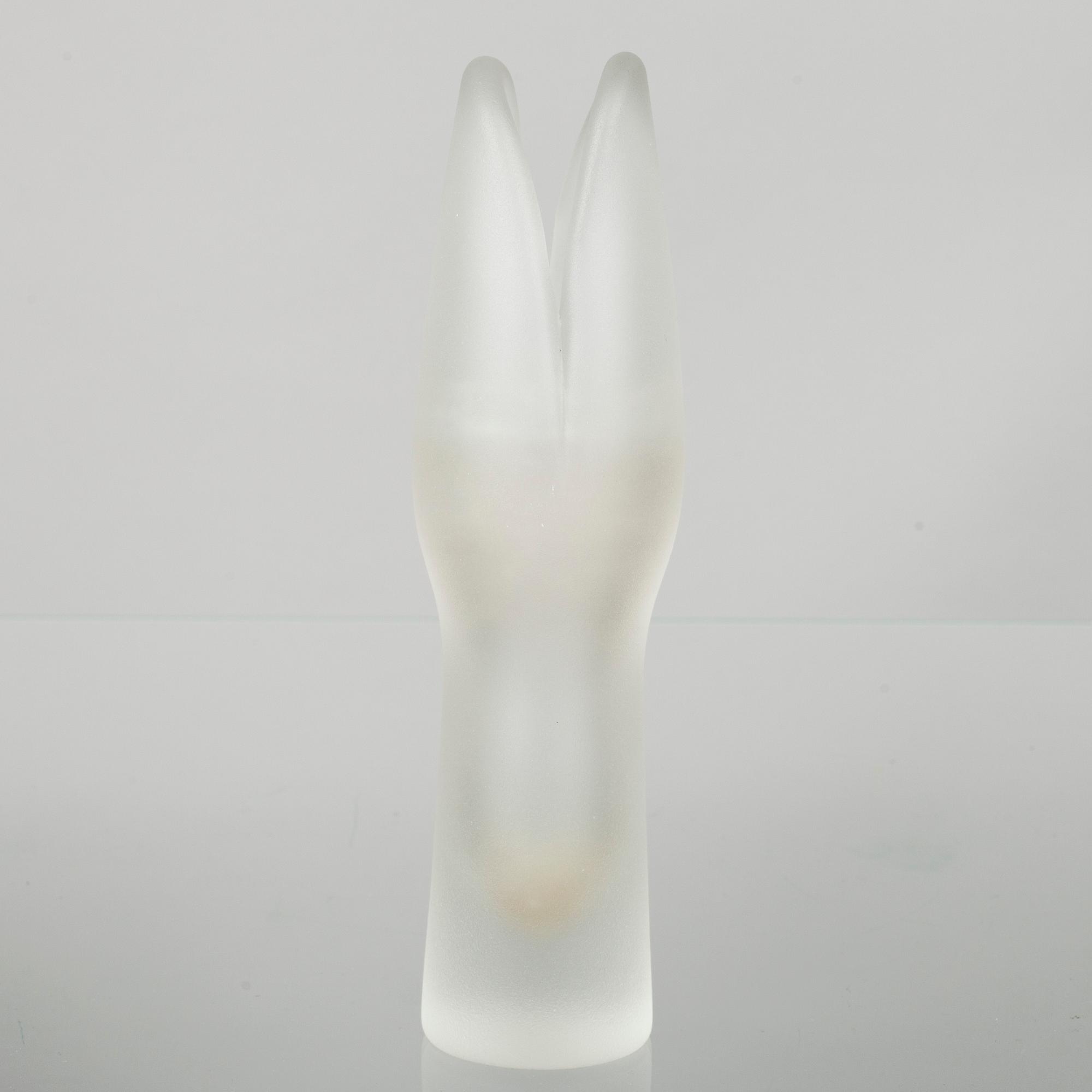 VAS, glas, "Gäddans gap", Timo Sarpaneva, Iittala.