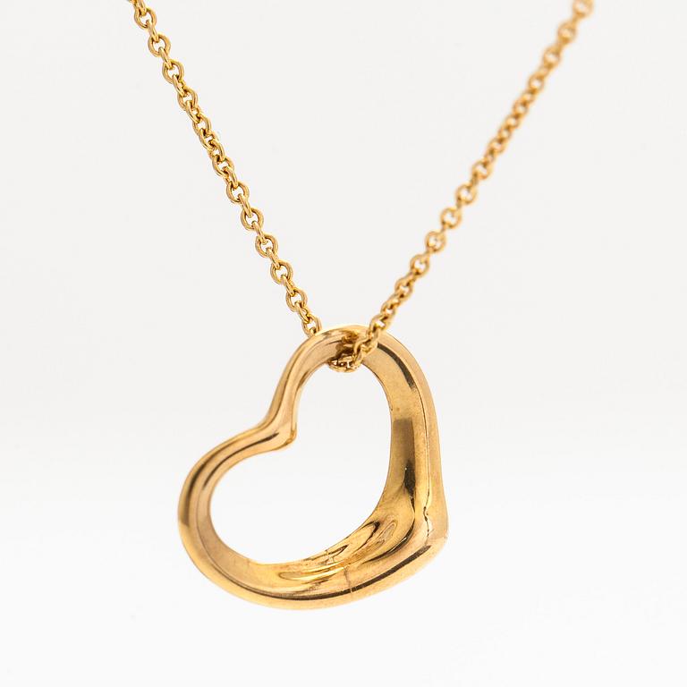 Tiffany & Co, Elsa Peretti, kaulakoru, "Open Heart", 18K kultaa.