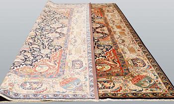 A Kashmar carpet, ca 397 x 297 cm.