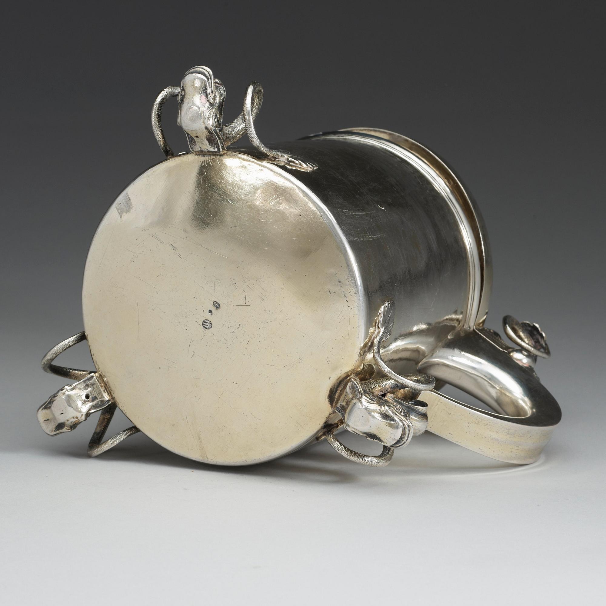 DRYCKESKANNA, av Jörgen Stilche, Köpenhamn 1671. Barock.