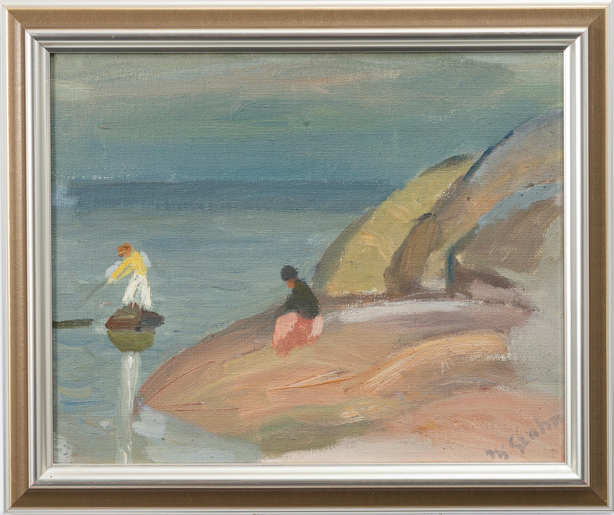 Hjalmar Grahn, 'Cliffs in the Evening Sun'.