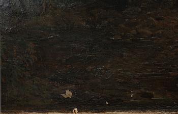 EDOUARD JEAN MARIE HOSTEIN, olja på duk, signerad och daterad Paris 1863.