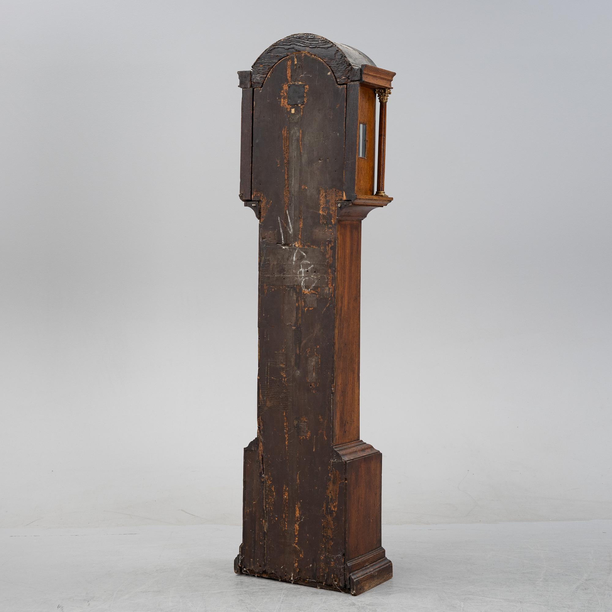 A George II longcase clock by Joseph Knowles, Epsom, first part of the 19th Century.
