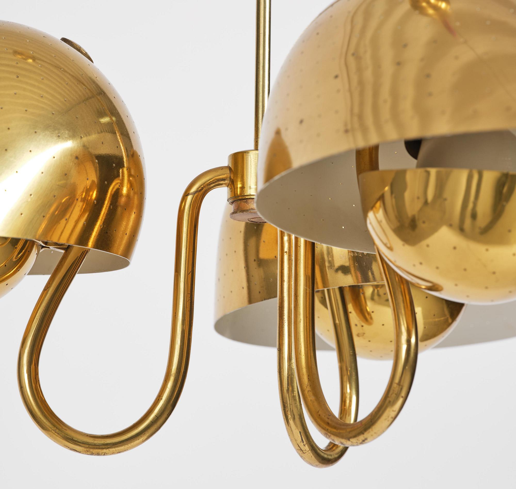 Carl-Axel Acking, a ceiling lamp, Bröderna Malmströms Metallvarufabrik, Malmö, 1940s.