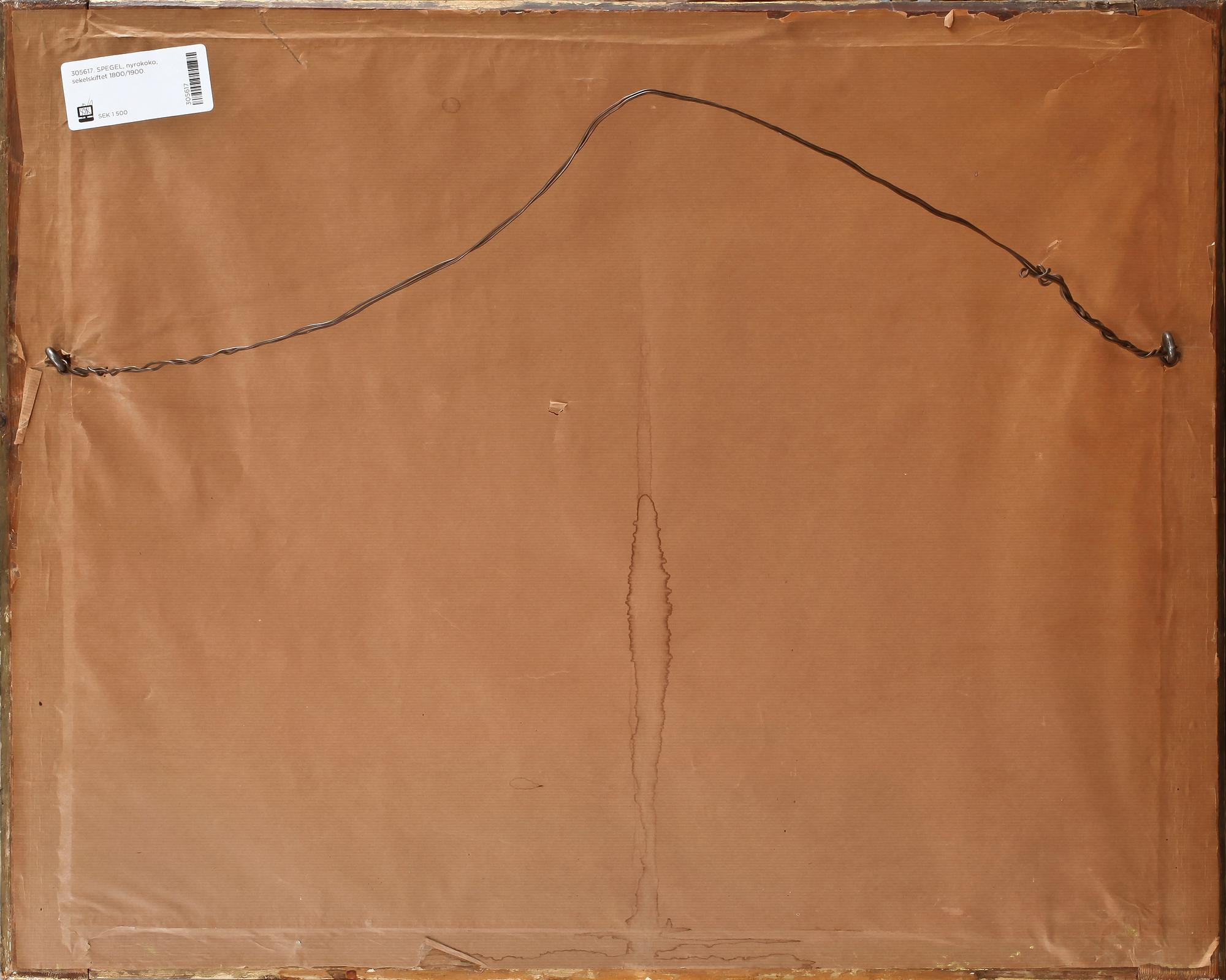 SPEGEL, nyrokoko, sekelskiftet 1800/1900.