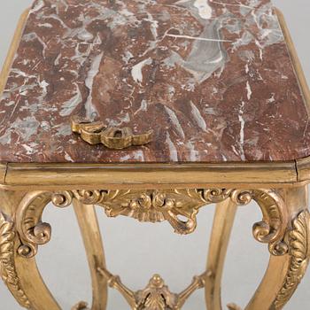 A rococo style side table, around the year 1900.