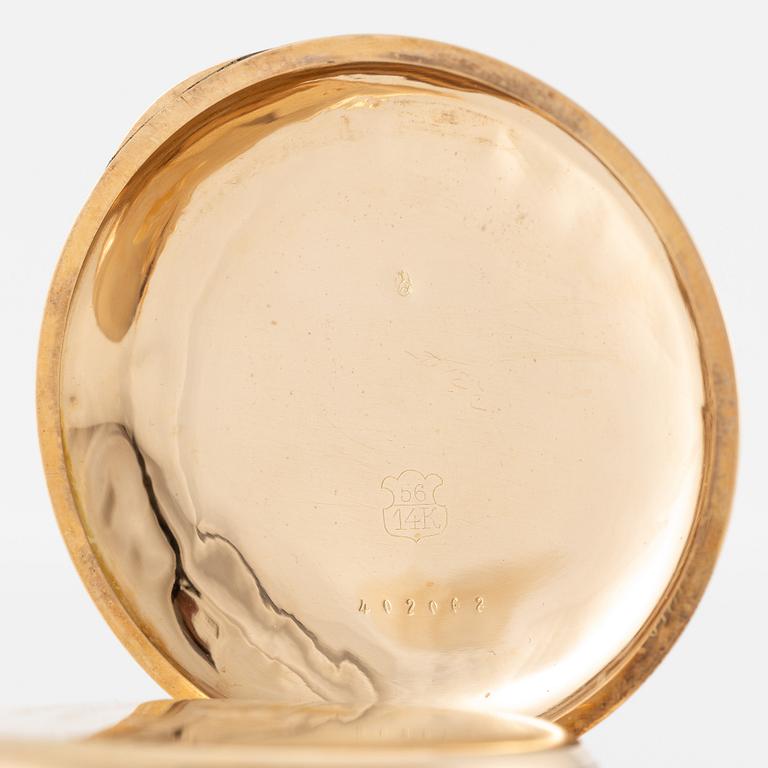 Fickur, savonett, repeter, kronograf, 53 mm.