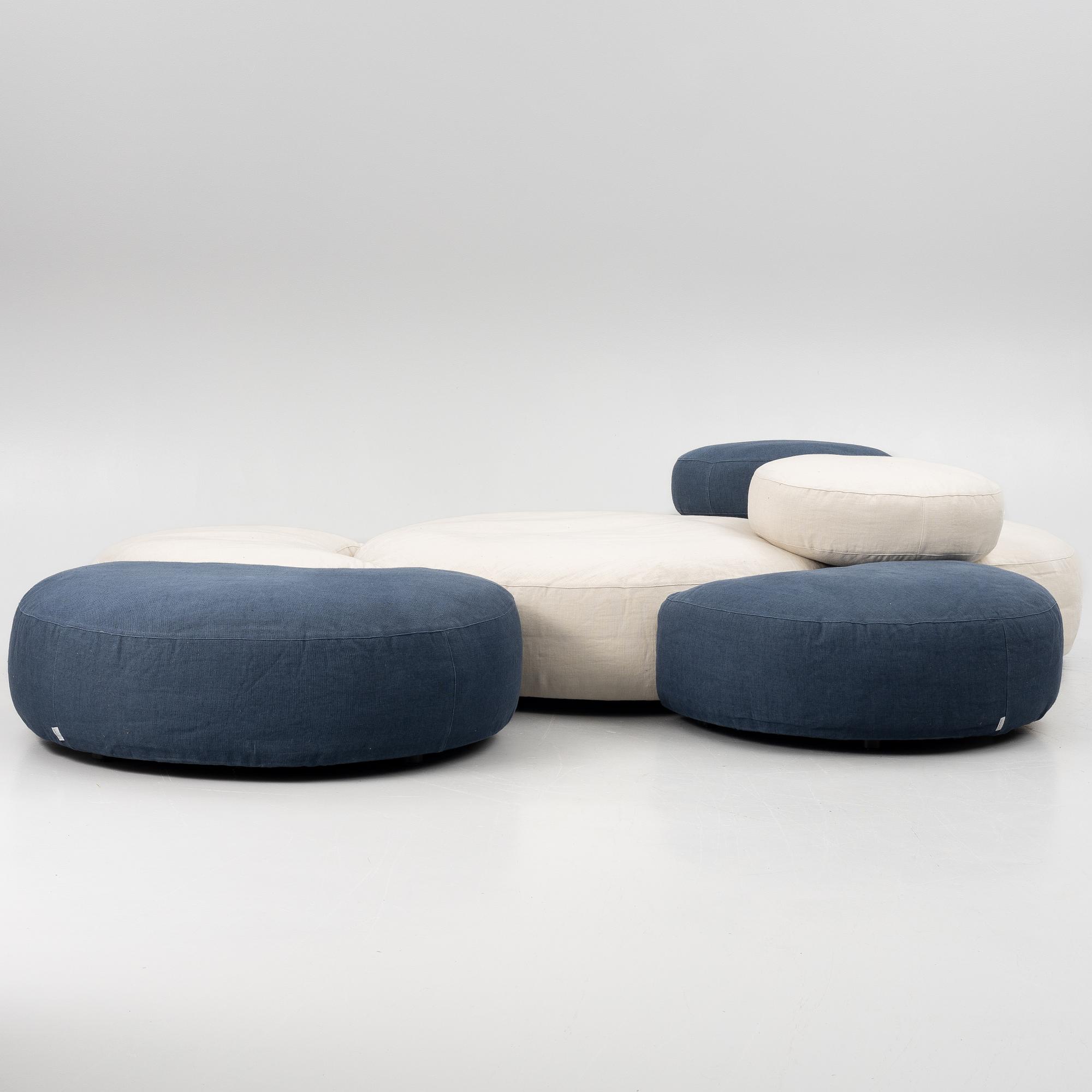 Piero Lissoni, modulsoffa, "Pasticca", Living Divani, Italien, efter 2010.