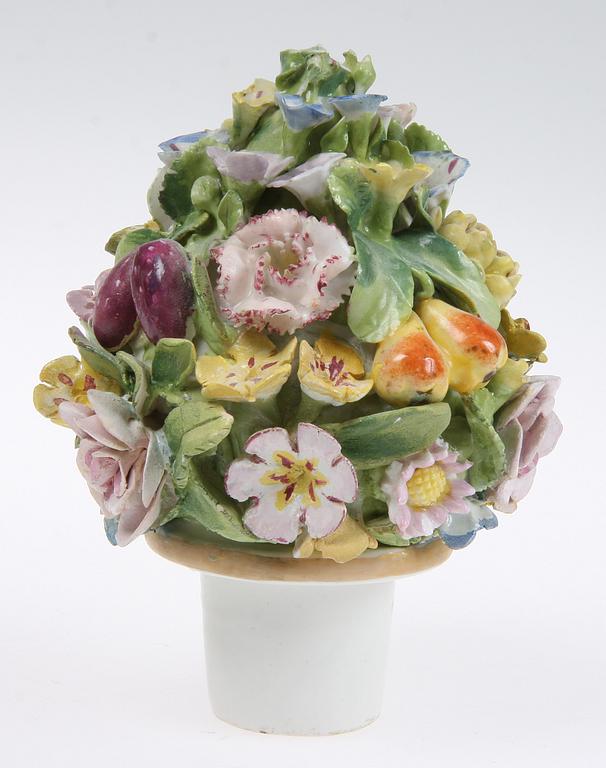 LOCKURNA, porslin, Meissen, 1900-talets början.