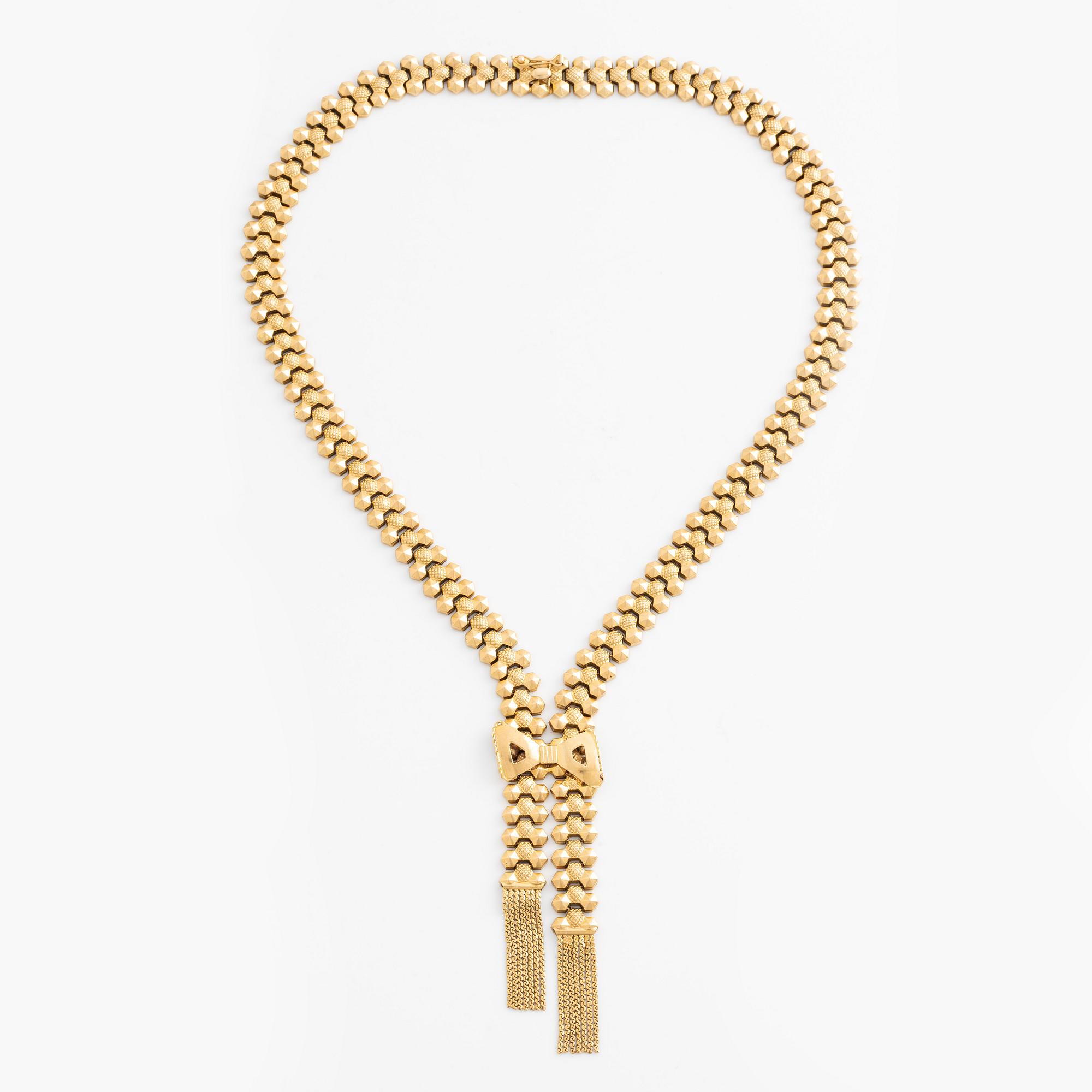 Collier Italien, 18K guld.