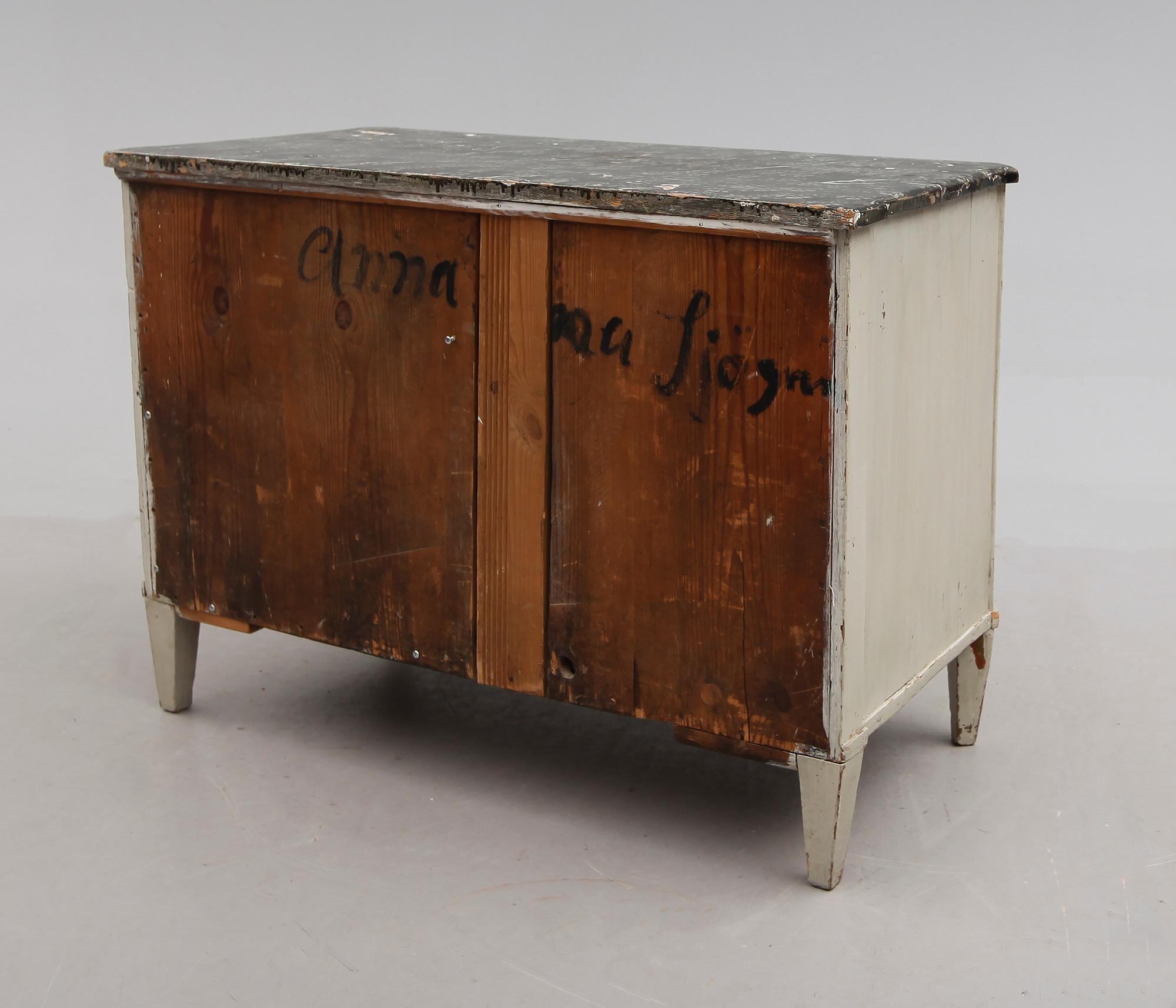 BYRÅ, gustaviansk stil, 1800-talets första hälft.