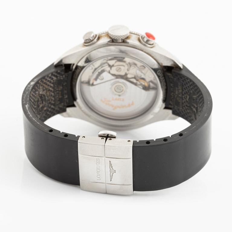 Longines, Grandevitesse, armbandsur, kronograf, 42 mm.