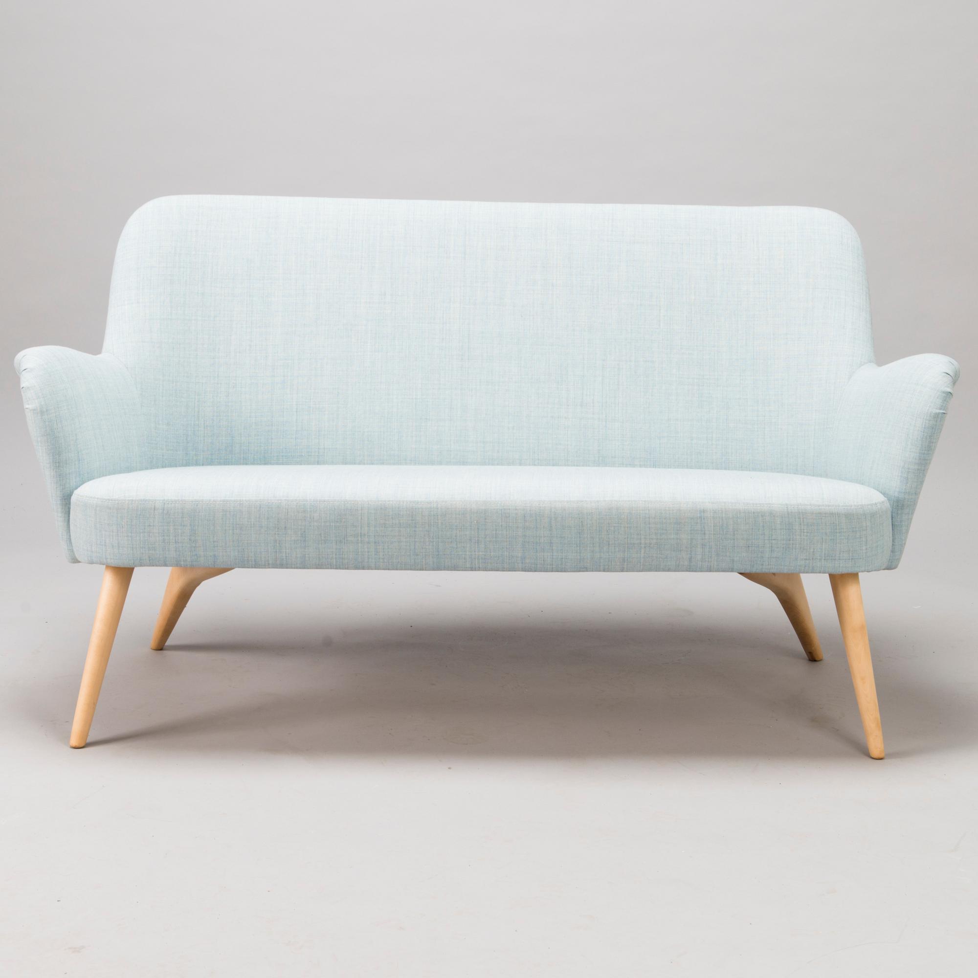 CARL GUSTAF HIORT AF ORNÄS, soffa, "Pedro", Puunveisto Oy - Träsnideri Ab, 1900-talets mitt.