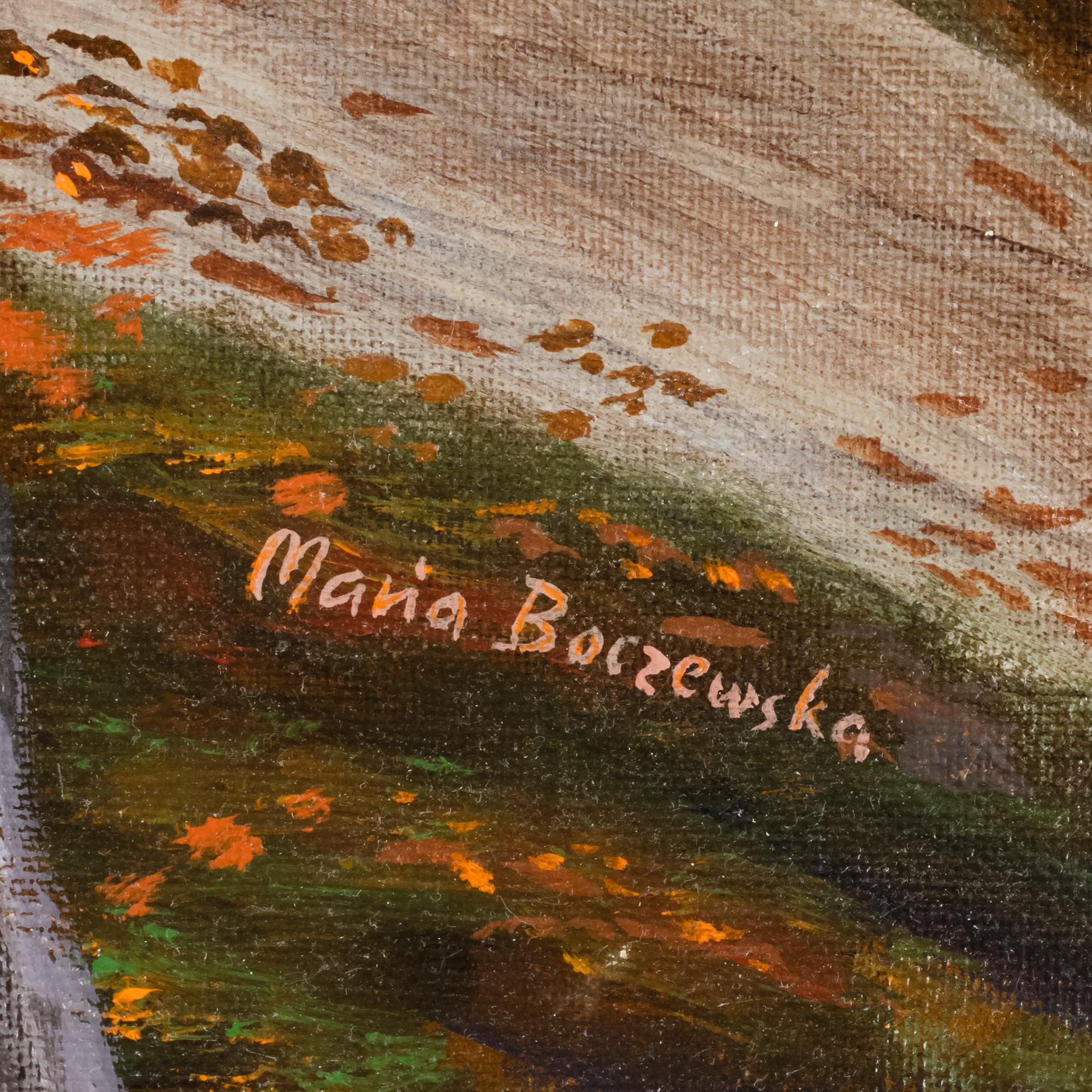MARIA BOCZEWSKA, olja på duk. Sign.