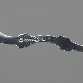 PARTI SILVER, silver, 19 delar, mestadels sterling, bl a 1984. Tot vikt 609 gram (exkl askfat med glas).