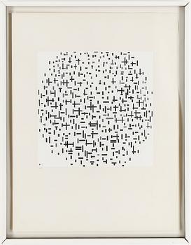 PIET MONDRIAN (Efter), serigrafi, numrerad 73/300, utgiven av Denise Réne, Paris.