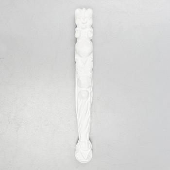 Stefano Beccari, sculpture. Unsigned. Marble, height 105 cm.