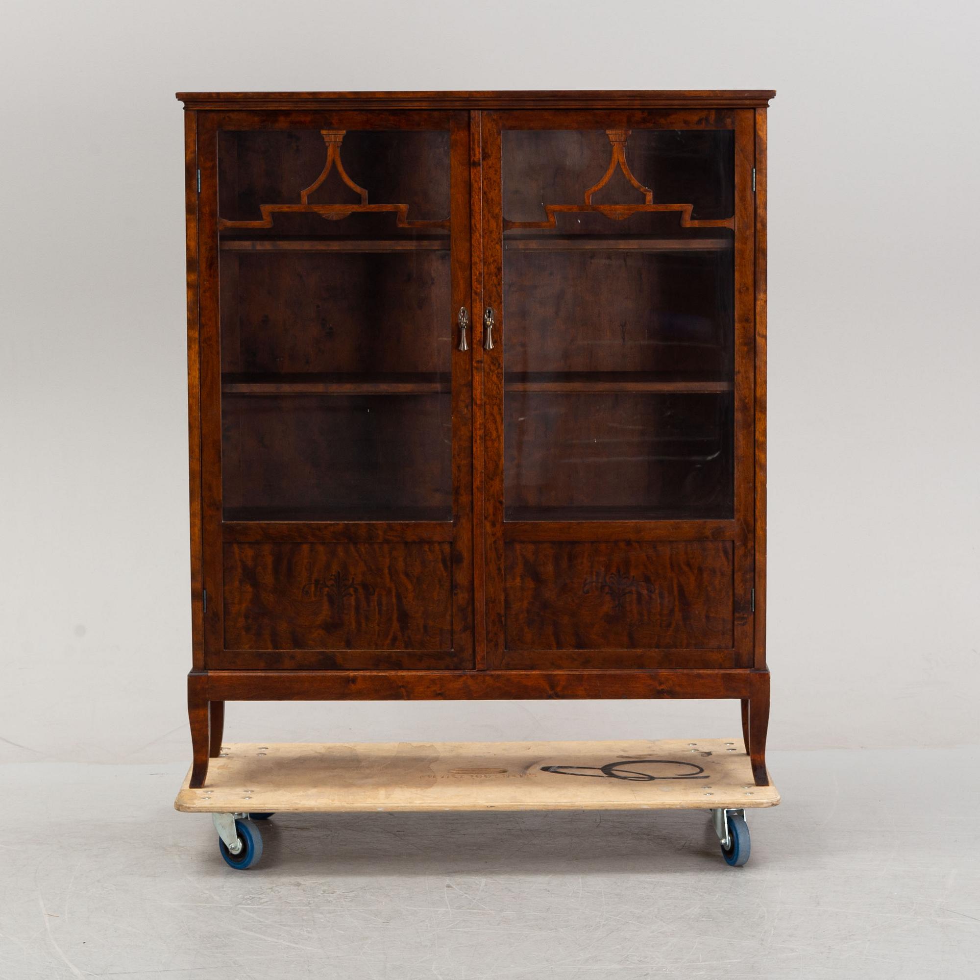 A stained birch cabinet, 1920's.