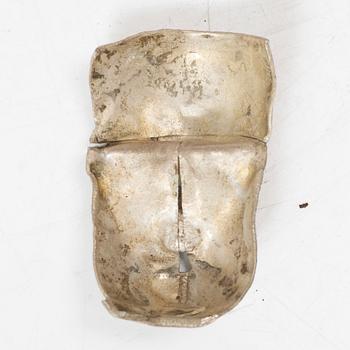 Lars Arby, a stamp and two small sculptures, silver, Gothenburg, Sweden.