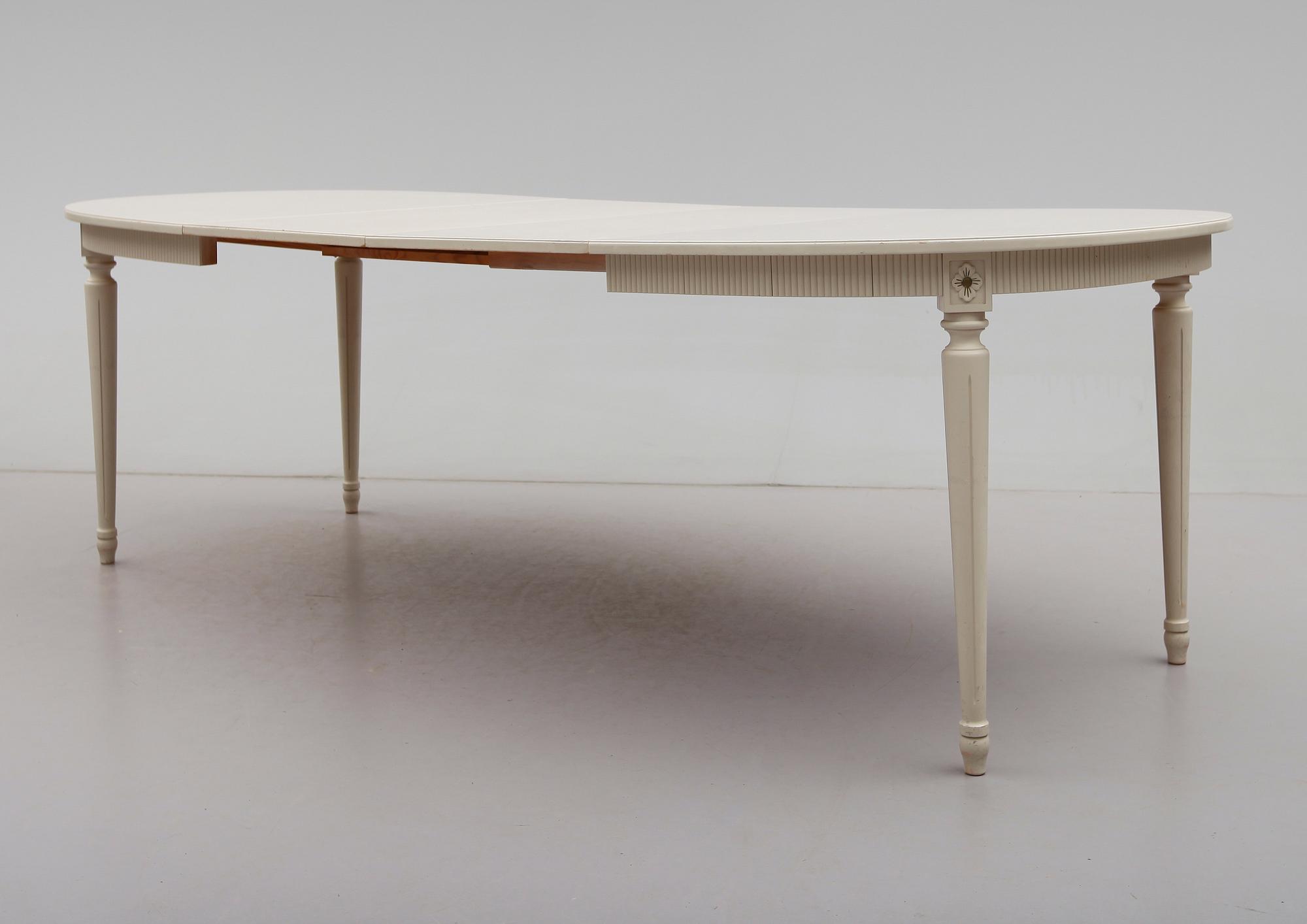 MATGRUPP, 7 delar, gustaviansk stil, 1900-talets andra hälft.
