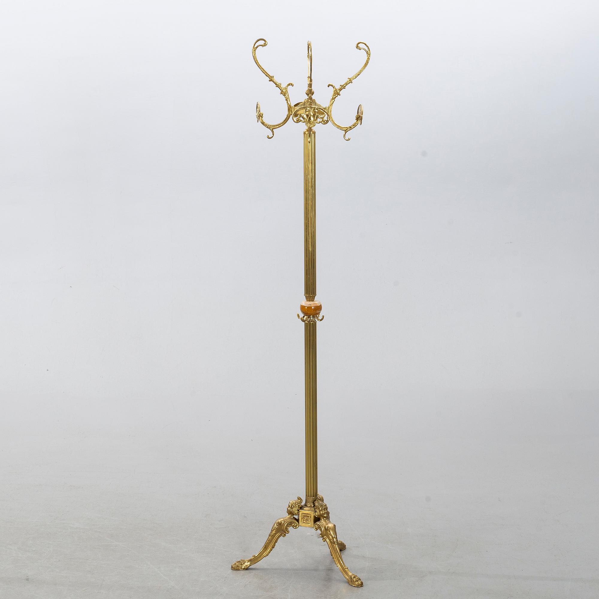 A second half of the 20th century brass coat hanger.