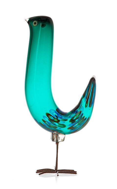 ALESSANDRO PIANON, fågel, "Pulcino", Vistosi, Italien, 1960-tal.