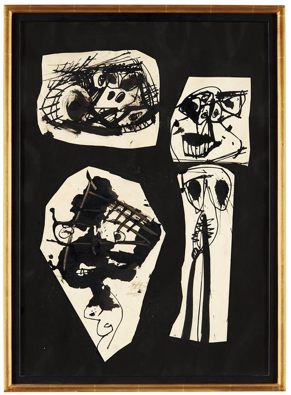Antonio Saura, Untitled.