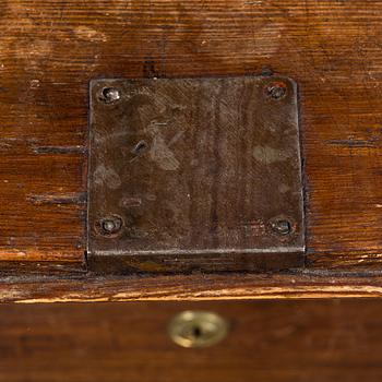 An early 19th Century pine cabinet.