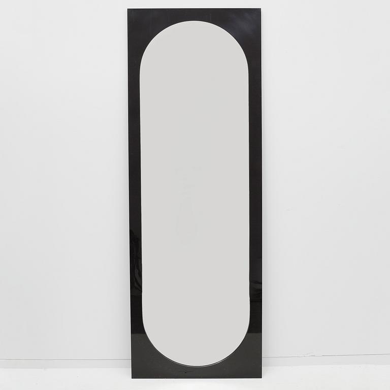 A mirror, possbly by Gino Colombini for Kartell, 1970/80s.