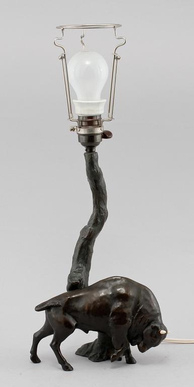 BORDSLAMPA, omkring 1900-talets mitt.