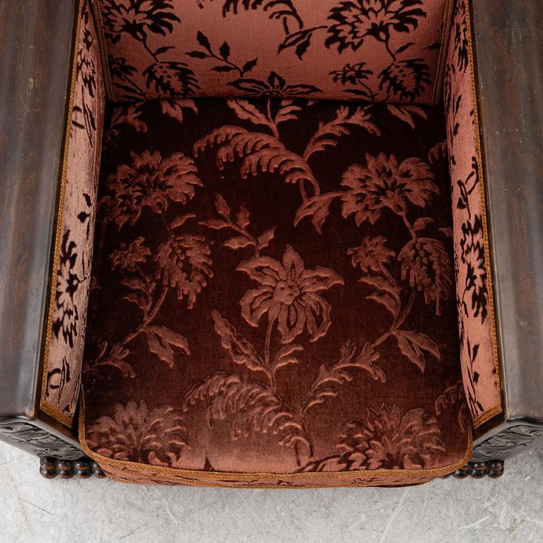Armchairs, a pair, Swedish Grace, 1920s/30s.