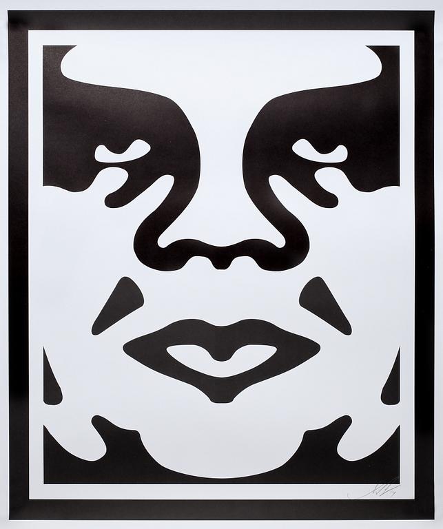 SHEPARD "OBEY" FAIREY, 3 st, grafiska blad, signerade och daterade -14.