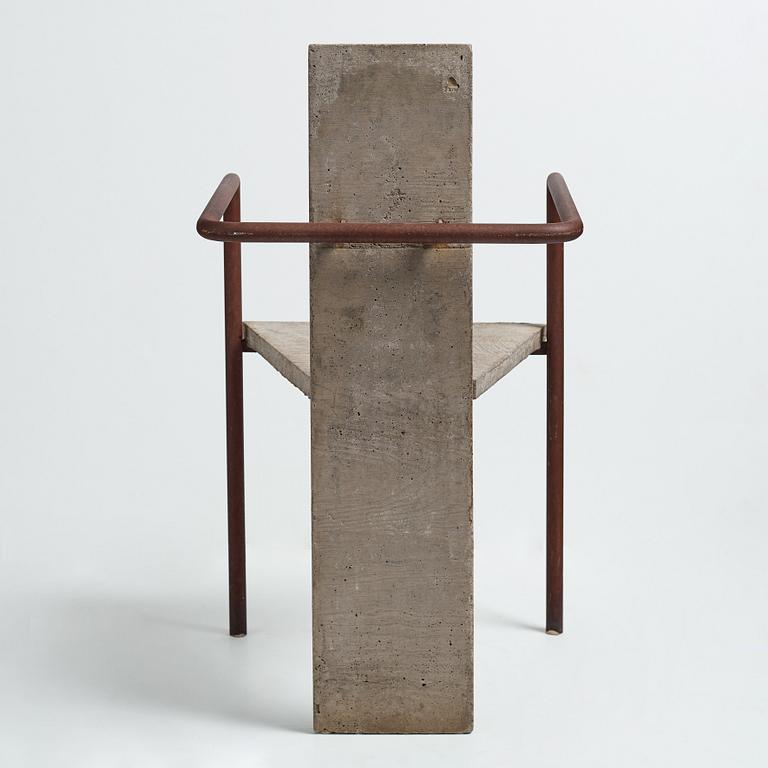 Jonas Bohlin, "Concrete", karmstol, Källemo, Värnamo 1981.