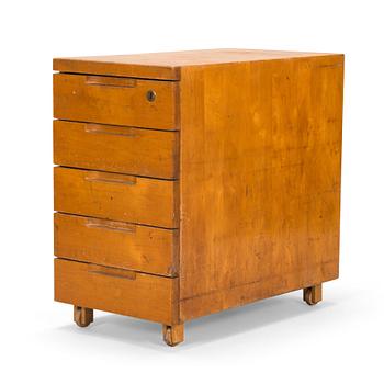 Aino Aalto, A mid-20th-century 'B96' drawer unit for O.Y. Huonekalu- ja Rakennustyötehdas A.B. Finland.