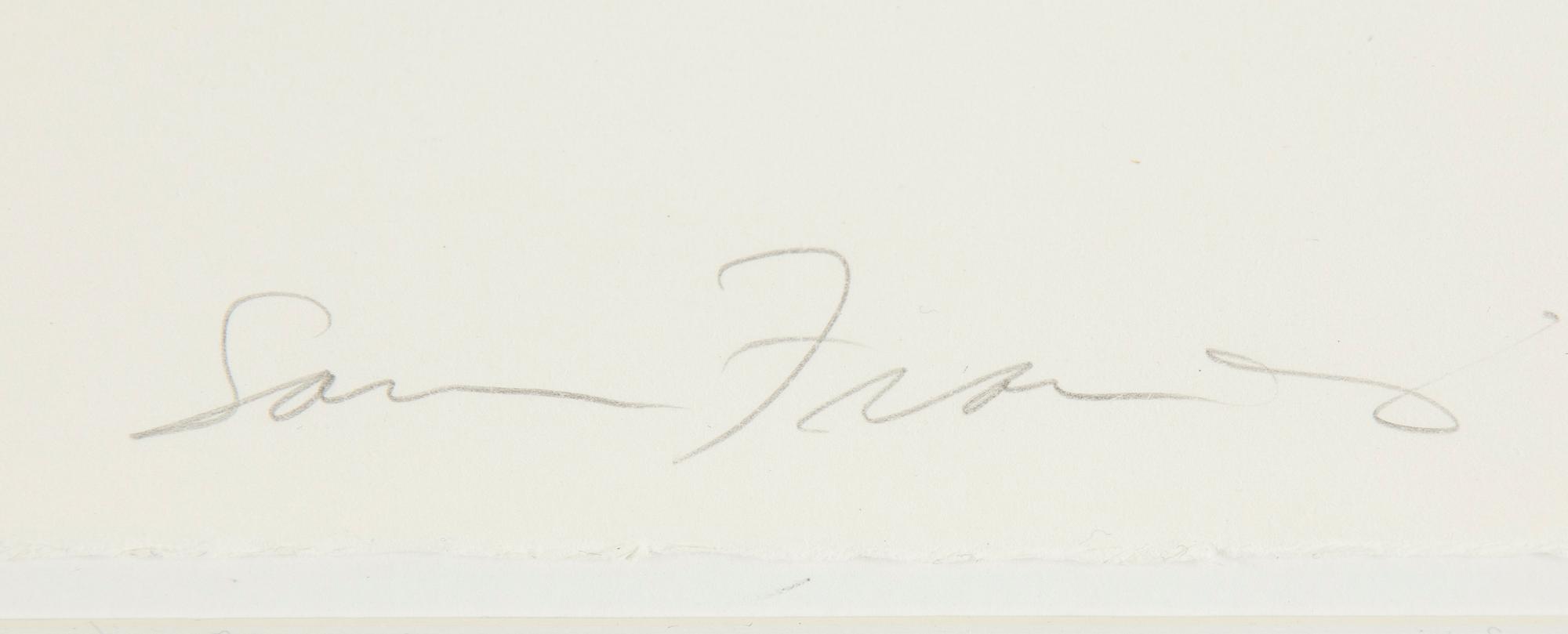 SAM FRANCIS, lithograph, signed and numbered 21/30.