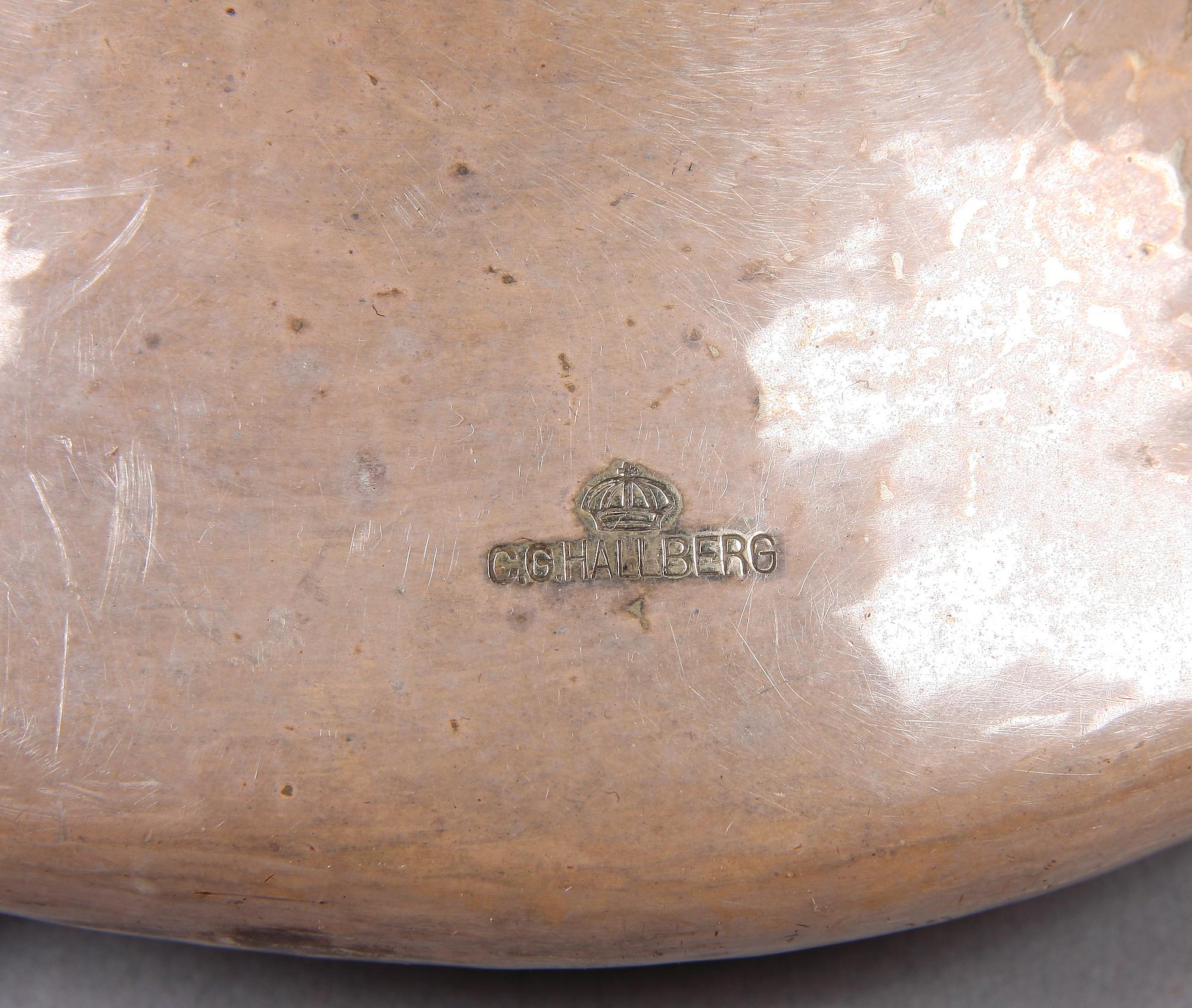 BORDSARMATUR, nysilver, C.G. Hallberg.