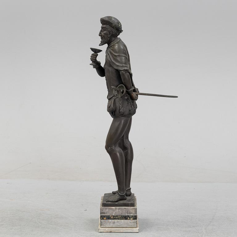 Alfred Hofmann, a bronze sculpture, signed.